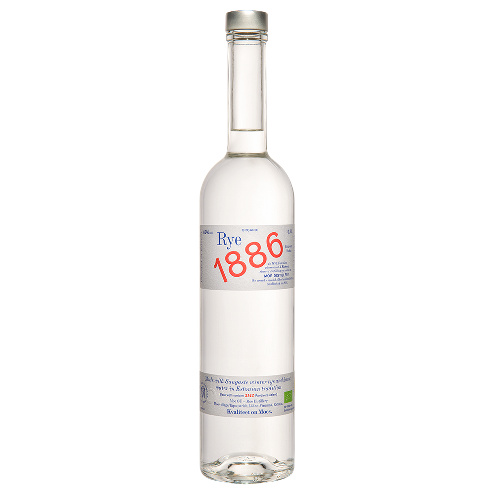 Eesti viin Moe vodka Rye 1886