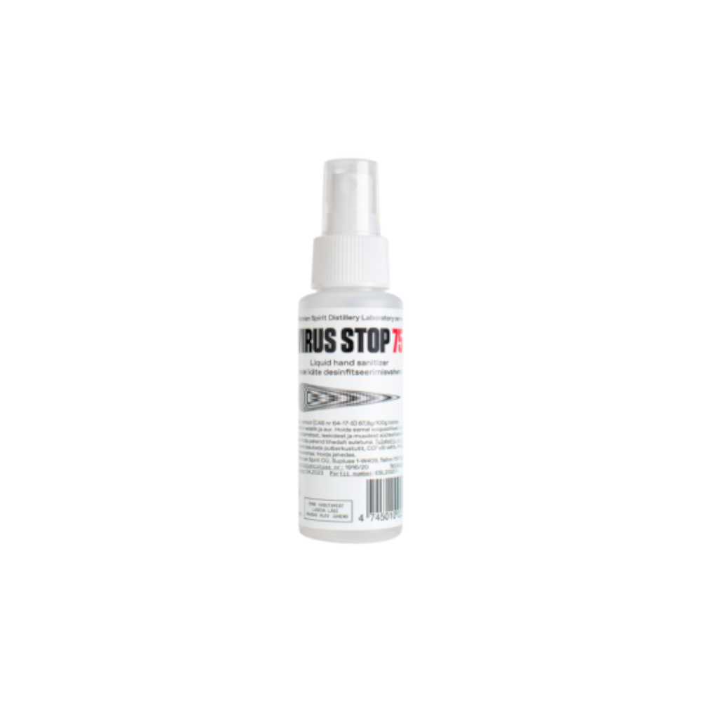 Kätedesovahend Virus Stop 75 pihustipudel 70ml