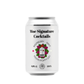 Moe Signature Cocktail Gin-Raspberry-Mint